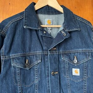 carhartt denim jacket